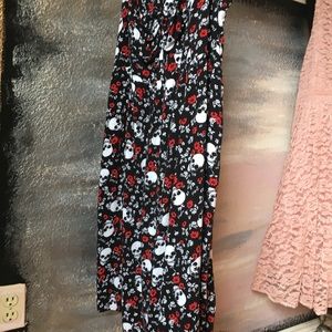 50/60s style skull dress with pockets